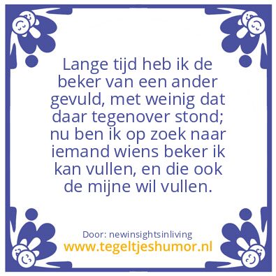 Tegeltje: Your words are powerful