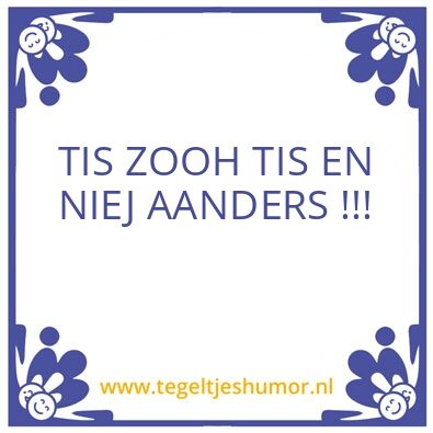 Tegeltje: jep