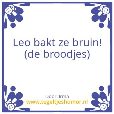 Tegeltje: Leo