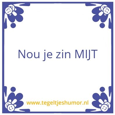 Tegeltje: Mijt