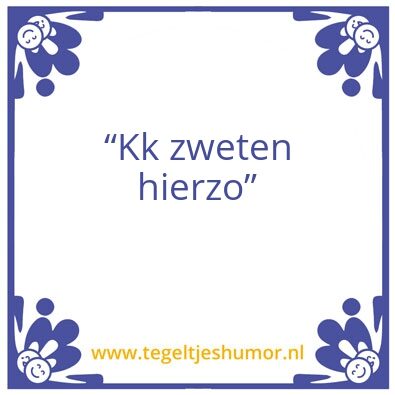 Tegeltje: Soes