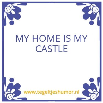 Tegeltje: Home