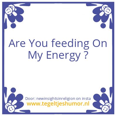 Tegeltje: You ?