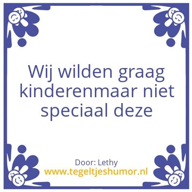 Tegeltje: Kinderen