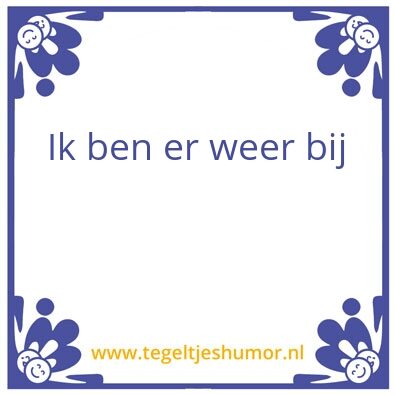 Tegeltje: boj
