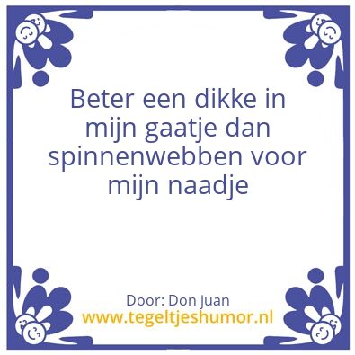Tegeltje: Sex
