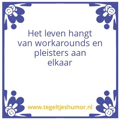 Tegeltje: Software ontwikkeling