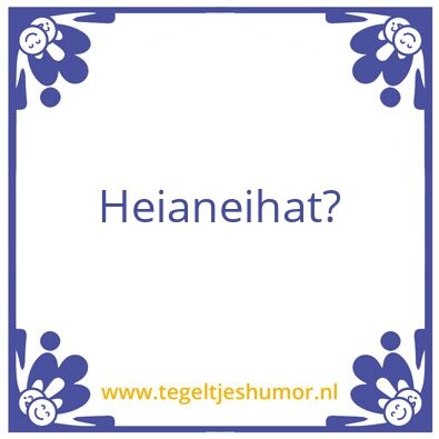 Tegeltje: Fijne Paasdagen!