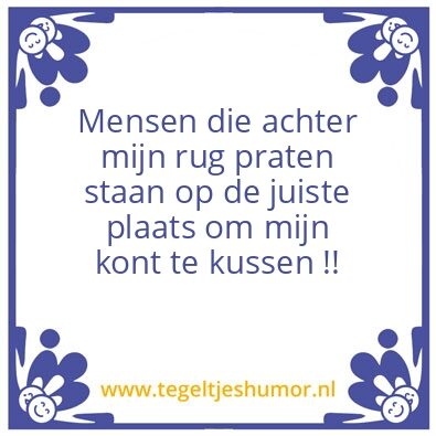 Tegeltje: De waarheid