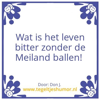 Tegeltje: Lief & Leed
