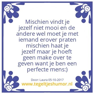 Tegeltje: Geloof andere