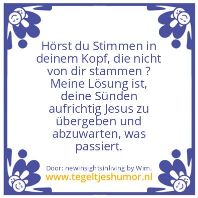Tegeltje: “stemmen”