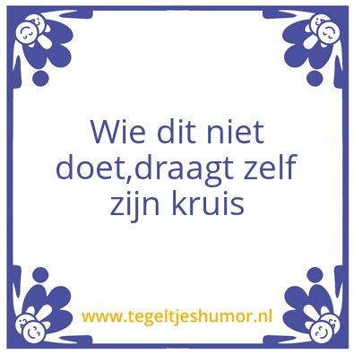 Tegeltje: Wijsheid