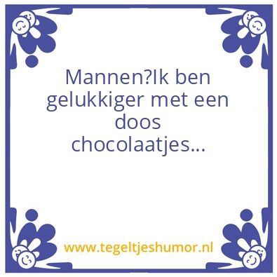 Tegeltje: Chocola