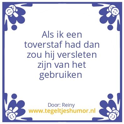 Tegeltje: Reiny