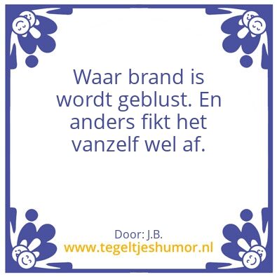 Tegeltje: Werk
