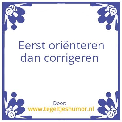 Tegeltje: Tegeltje
