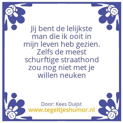 Tegeltje: Ode aan Freek