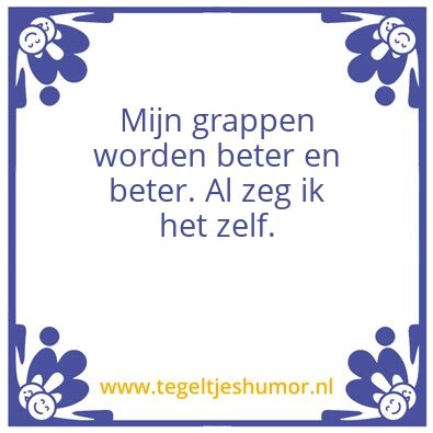 Tegeltje: Kenneth De Tegel