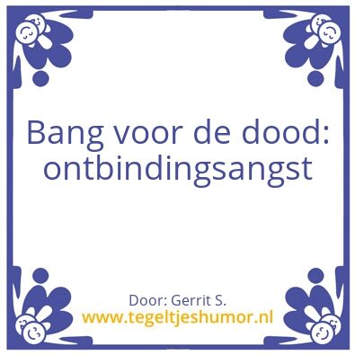 Tegeltje: Ik ben Gerrit.