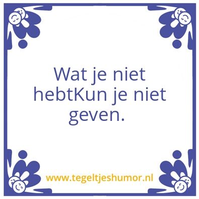 Tegeltje: Wijsheid