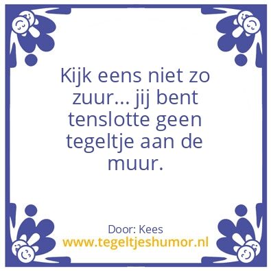 Tegeltje: Kees1