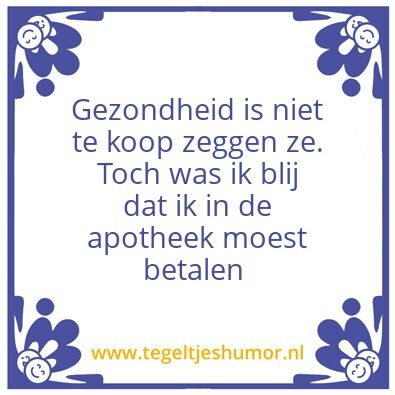 Tegeltje: Zorg