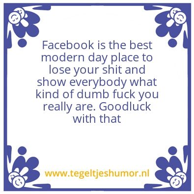 Tegeltje: Dumbass