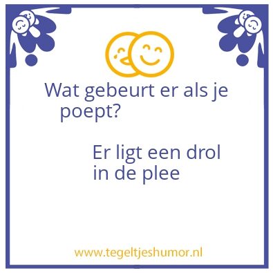 Tegeltje: Hoi