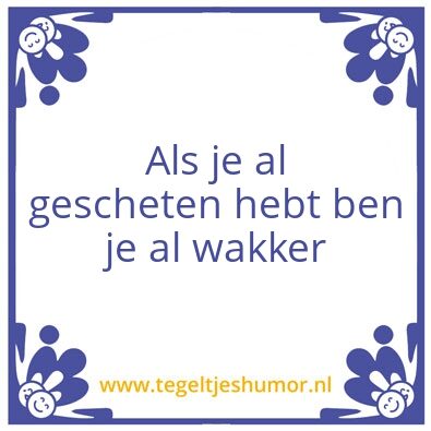 Tegeltje: Said