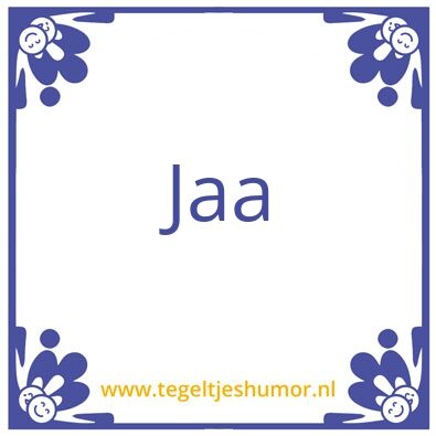 Tegeltje: Gedumme