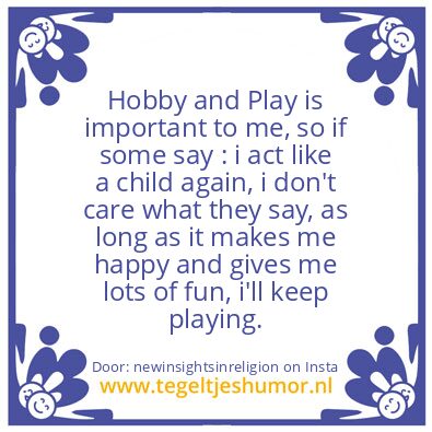 Tegeltje: i was forgotten how to play ..