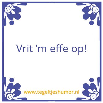 Tegeltje: Marita’s favorieten