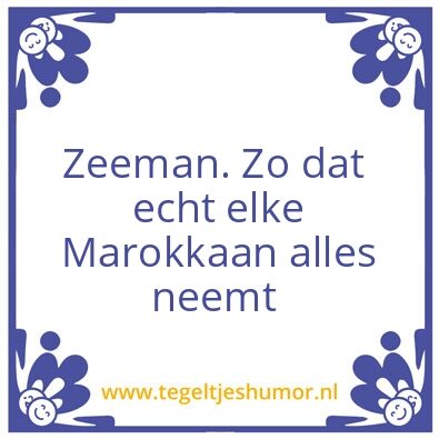 Tegeltje: Zeeman