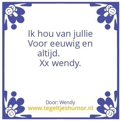Tegeltje: liefde