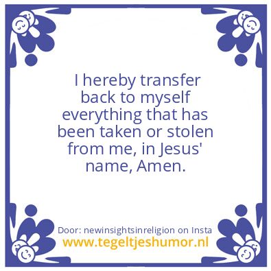Tegeltje: What do you think about…