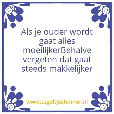 Tegeltje: .