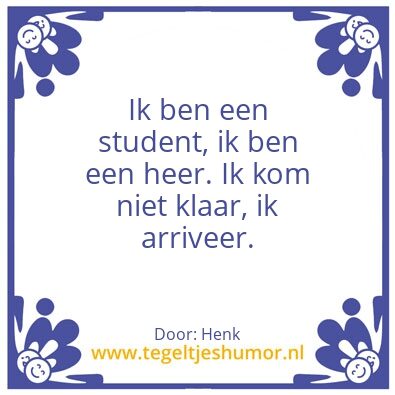 Tegeltje: Henk