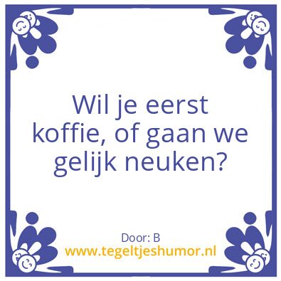 Tegeltje: A