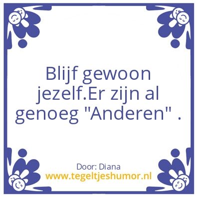 Tegeltje: veranderen?