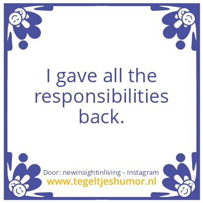 Tegeltje: When you change timelines,