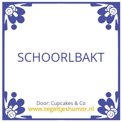 Tegeltje: HEEL