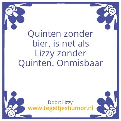 Tegeltje: Bier en tieten
