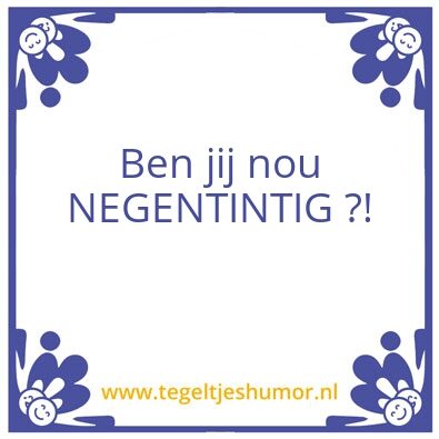 Tegeltje: 29