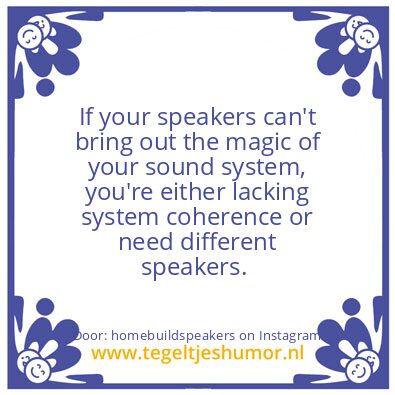 Tegeltje: When there is no magic.