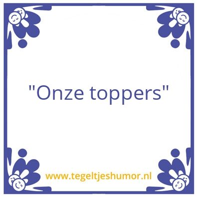 Tegeltje: Feike