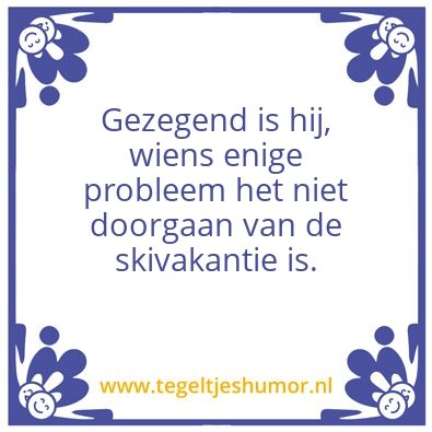 Tegeltje: SkiÃ«n