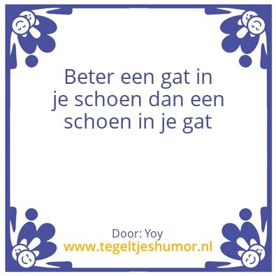Tegeltje: Hahaha