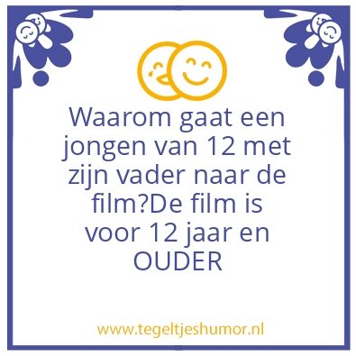 Tegeltje: slechte humor