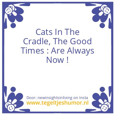 Tegeltje: The Good Times : Are Now !